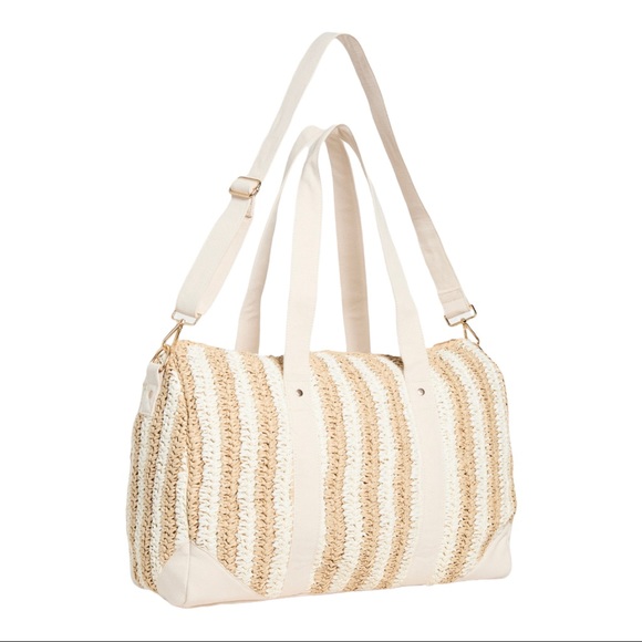 Canvas summer duffle travel bag - Picture 3 of 13